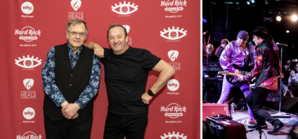 L: Dennis Diken & Jim Babjak of The Smithereens // R: Stevie Van Zandt & Marc Ribler
Photo Credit: Teresa Pyskaty for WhyHunger